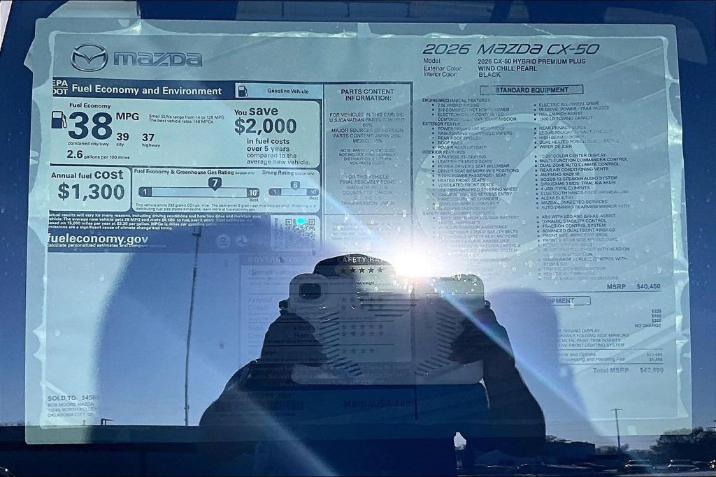 New 2026 MAZDA CX-50 2.5 Hybrid w/ Premium Plus Pkg image 14