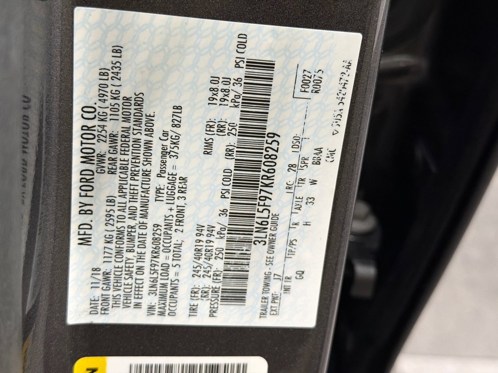 Used 2019 Lincoln MKZ Reserve AWD/4WD image 30