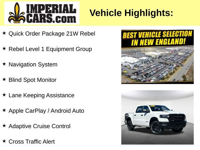 Used 2025 RAM 1500 Rebel w/ Rebel Level 1 Equipment Group AWD/4WD image 8