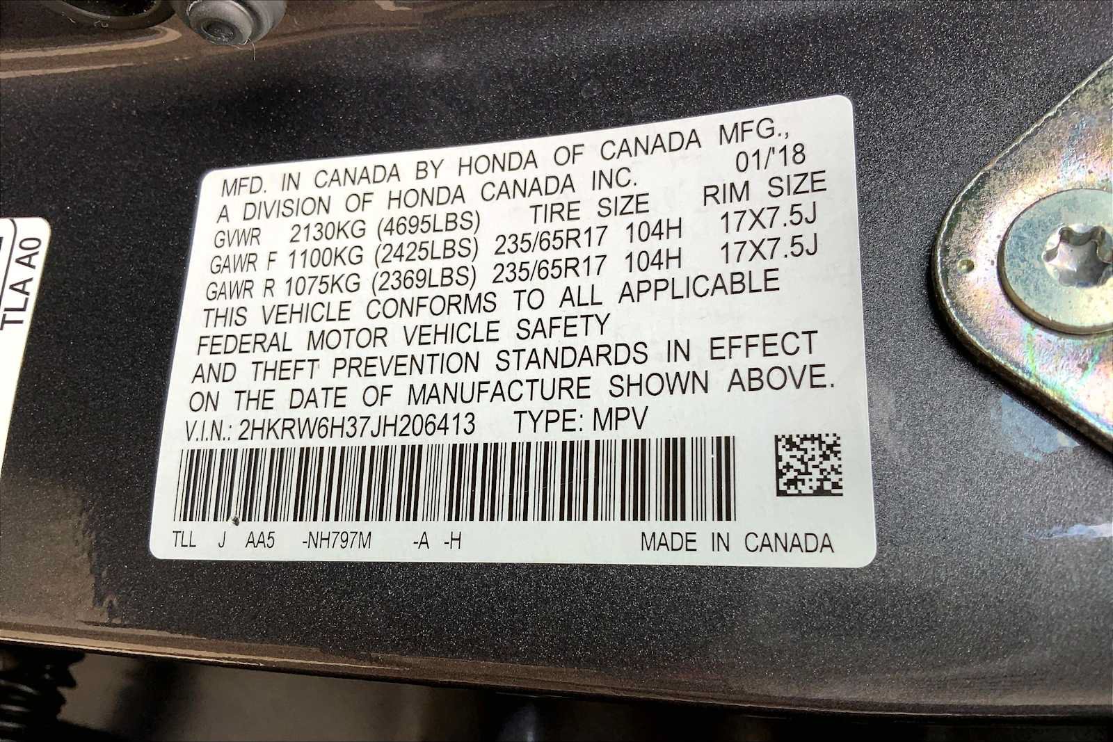 Used 2018 Honda CR-V LX image 28