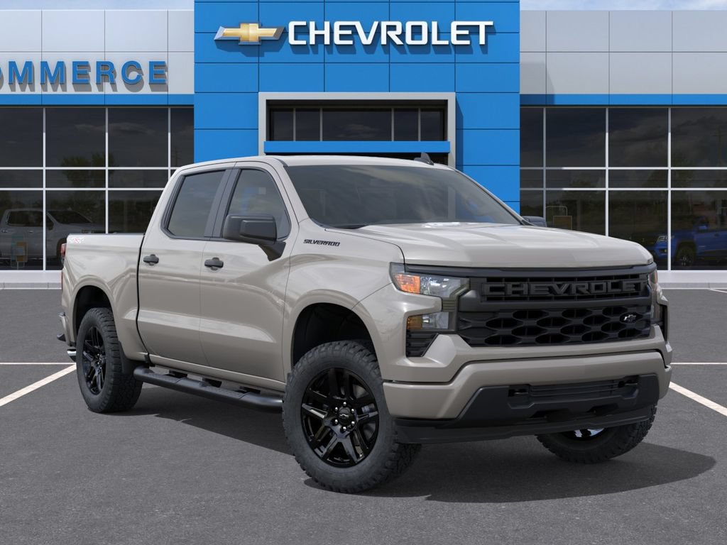 New 2026 Chevrolet Silverado 1500 Custom w/ Turbomax Blackout Package AWD/4WD image 7