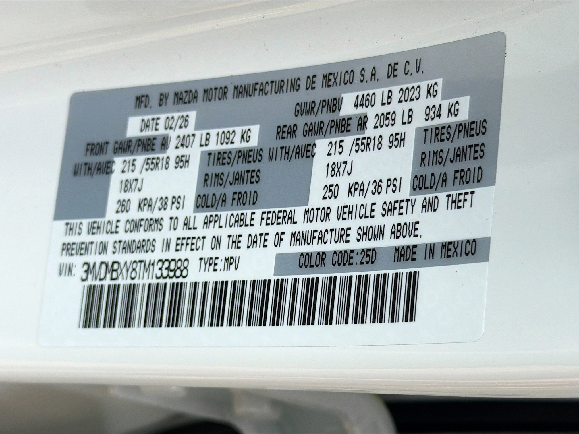 New 2026 MAZDA CX-30 Aire Edition image 45