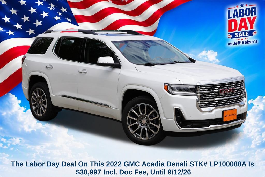 Certified 2022 GMC Acadia Denali w/ Trailering Package