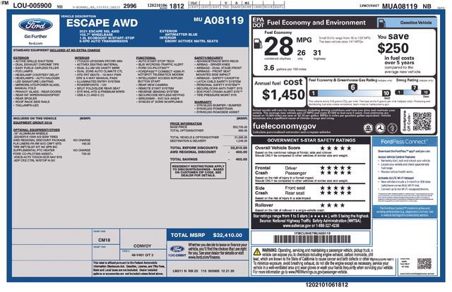 Used 2021 Ford Escape SEL image 3