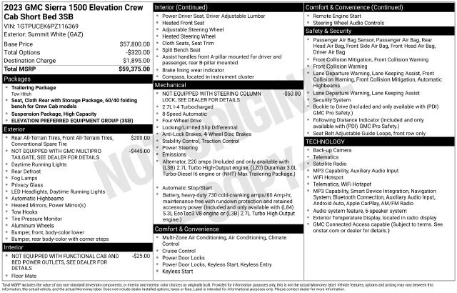 Used 2023 GMC Sierra 1500 Elevation AWD/4WD image 7