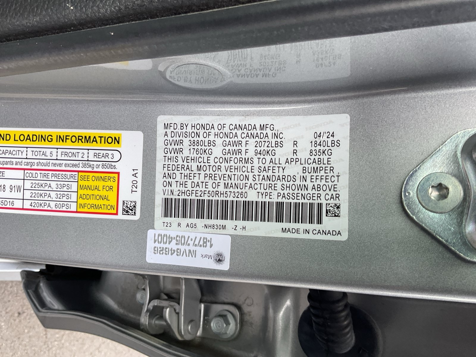 Used 2024 Honda Civic Sport image 27