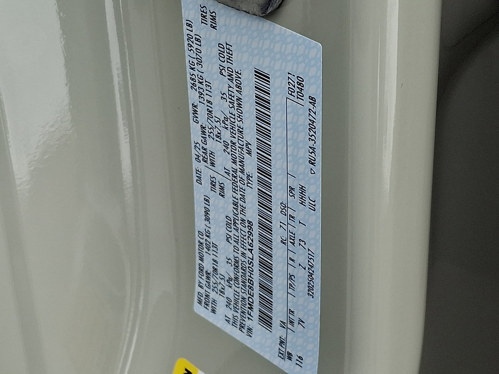 Used 2025 Ford Bronco Outer Banks image 29