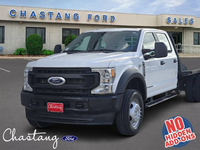 Used 2021 Ford F550 4x4 Crew Cab Super Duty w/ Power Equipment Group image 1