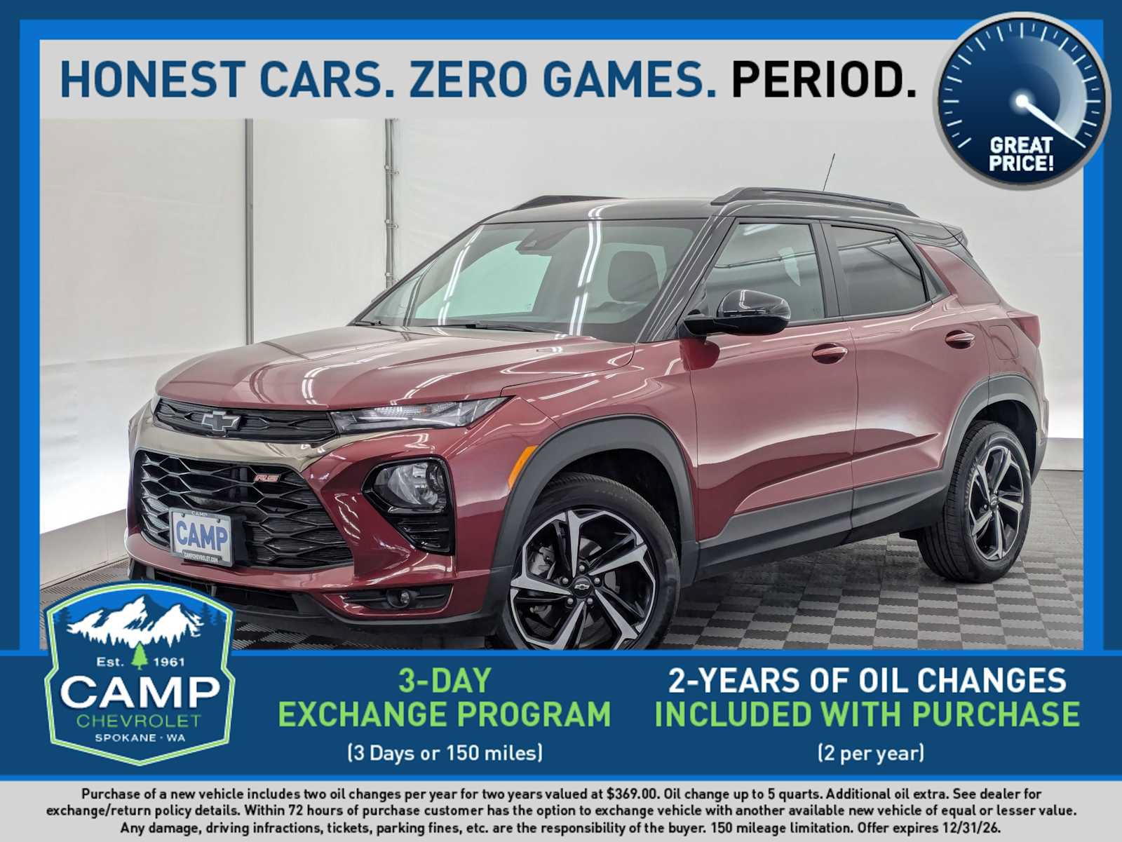 Used 2023 Chevrolet TrailBlazer RS
