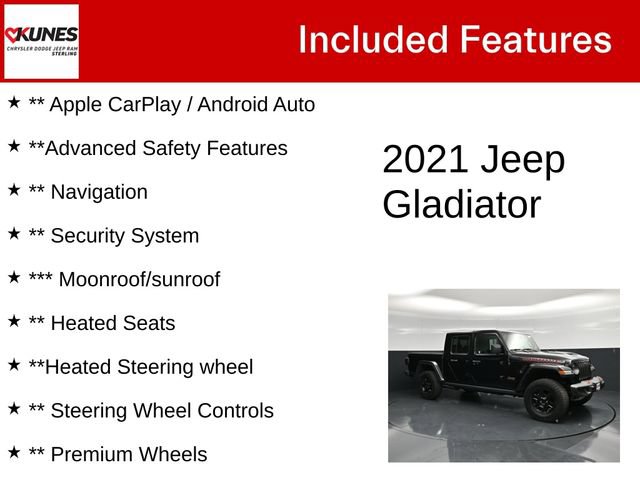 Used 2021 Jeep Gladiator Mojave AWD/4WD image 4