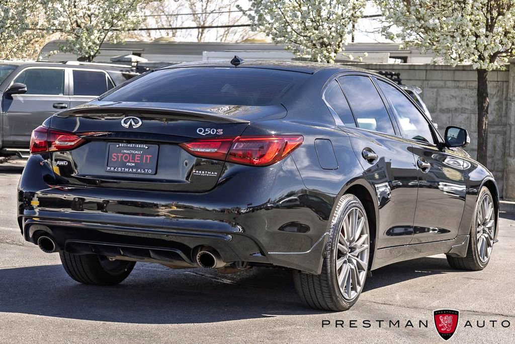 Used 2021 INFINITI Q50 Red Sport 400 w/ Proactive Package image 18