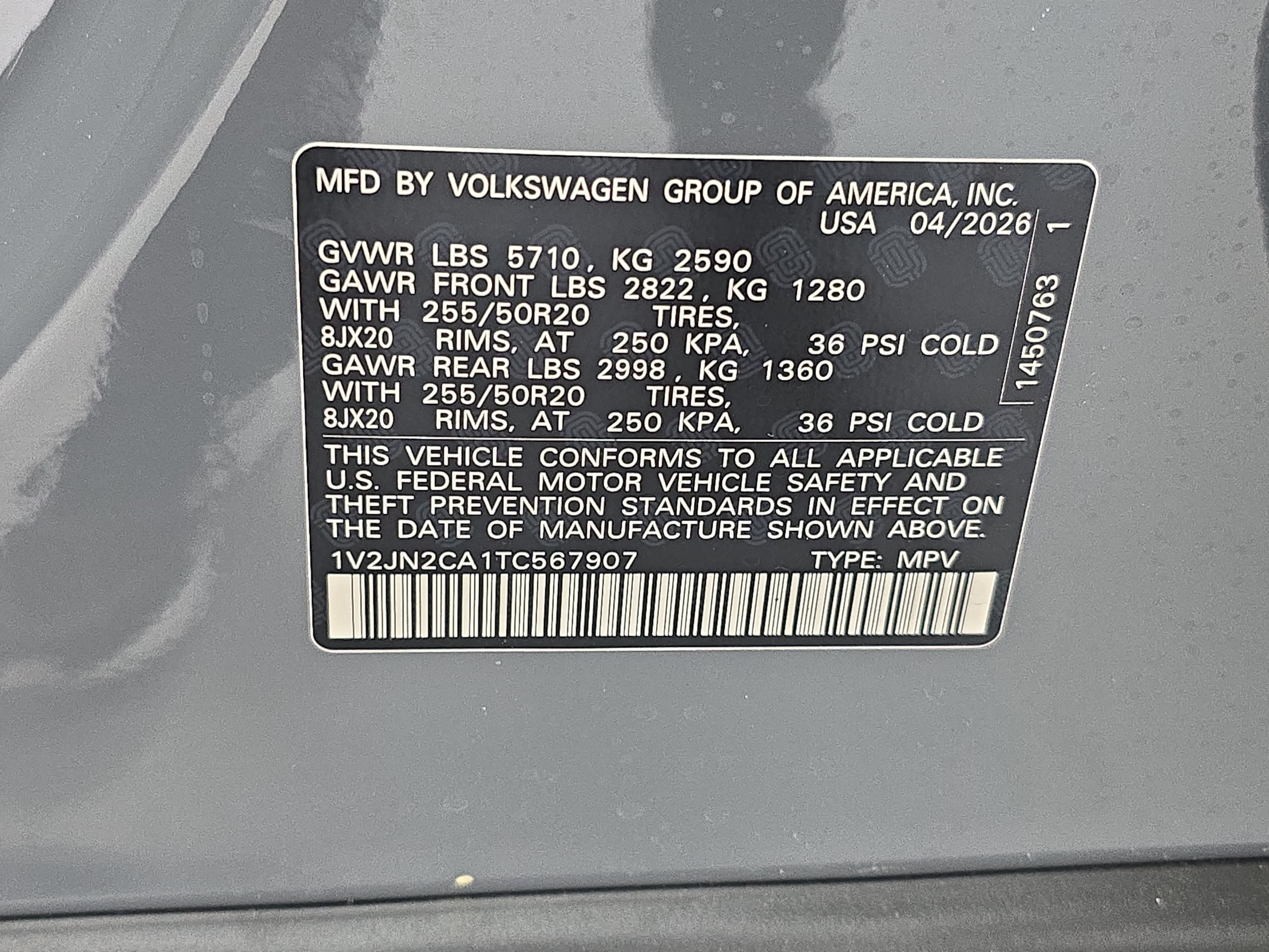 New 2026 Volkswagen Atlas SE FWD image 37