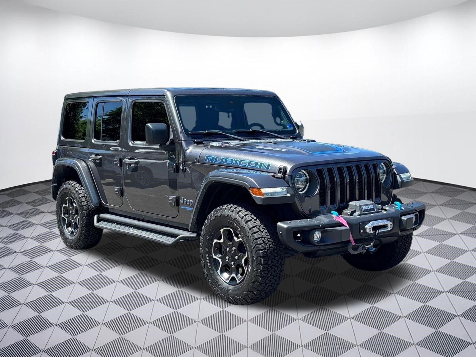 Used 2021 Jeep Wrangler Unlimited Rubicon 4xe w/ Steel Bumper Group AWD/4WD image 7