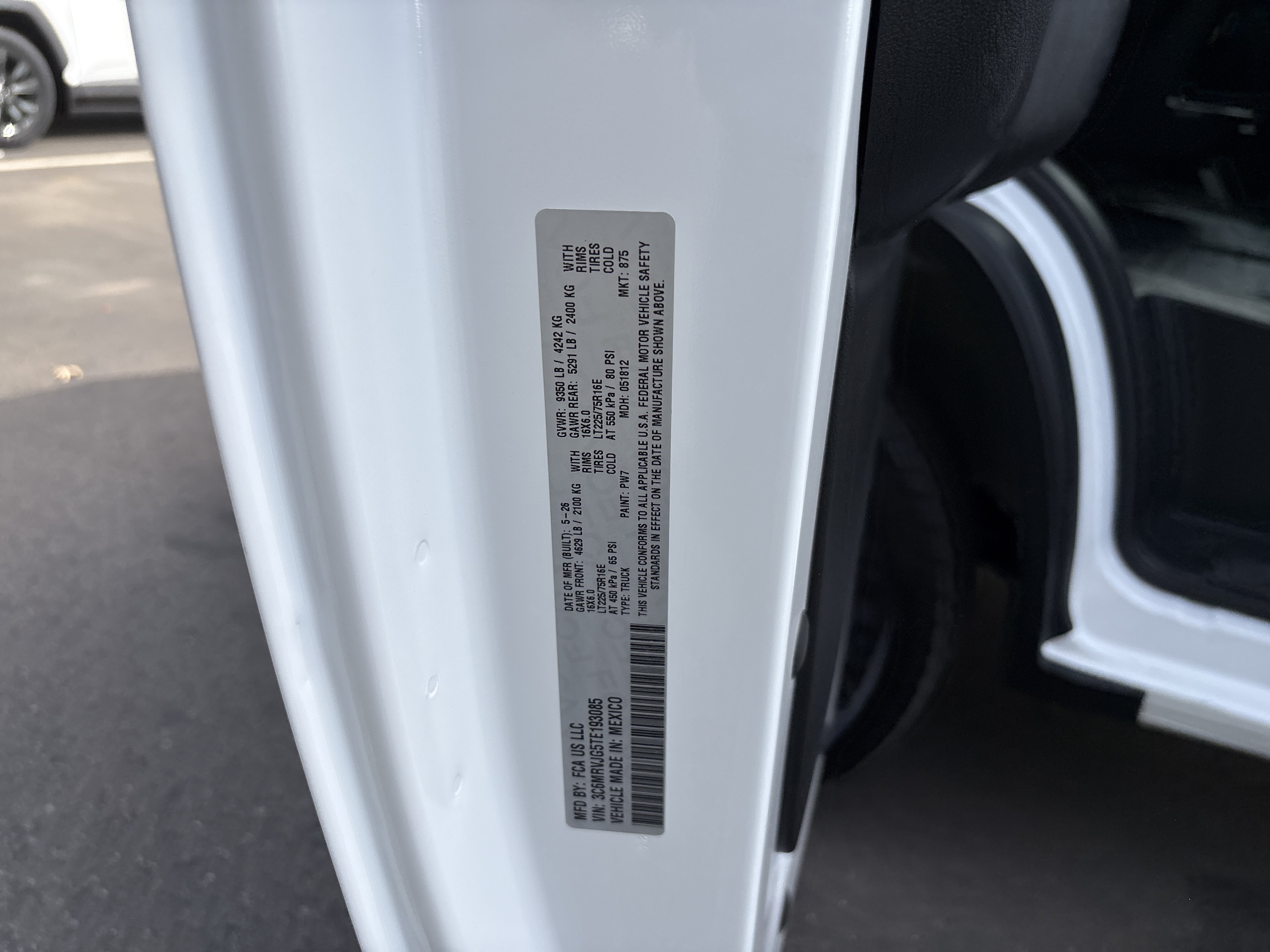 New 2026 RAM ProMaster 3500 w/ Advanced Safety Group FWD image 34