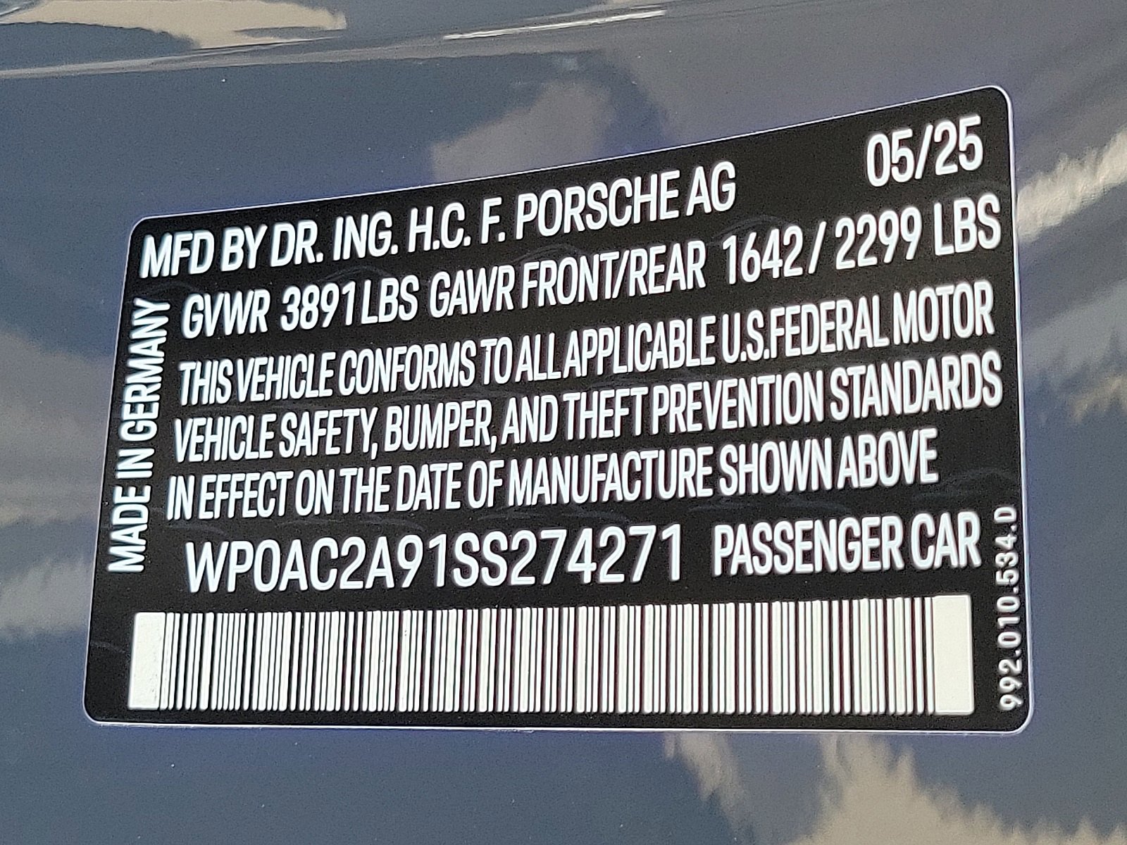 Certified 2025 Porsche 911 GT3 image 35