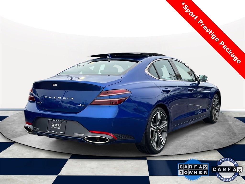 Certified 2025 Genesis G70 2.5T w/ Sport Prestige Package image 3
