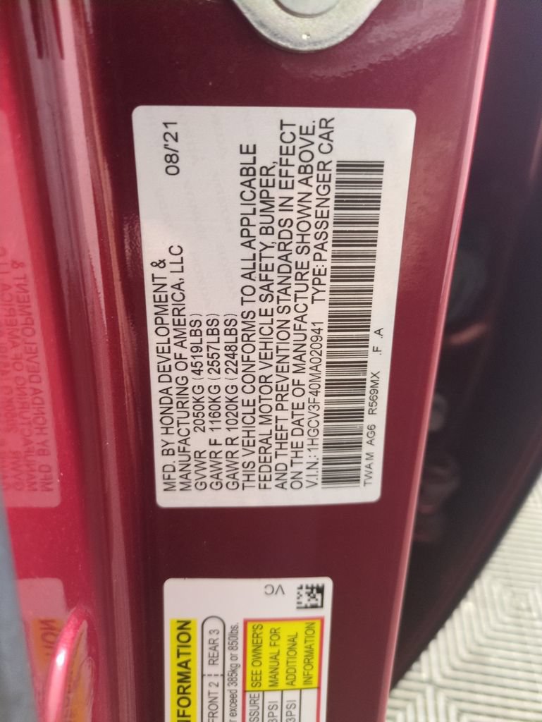 Used 2021 Honda Accord EX image 32