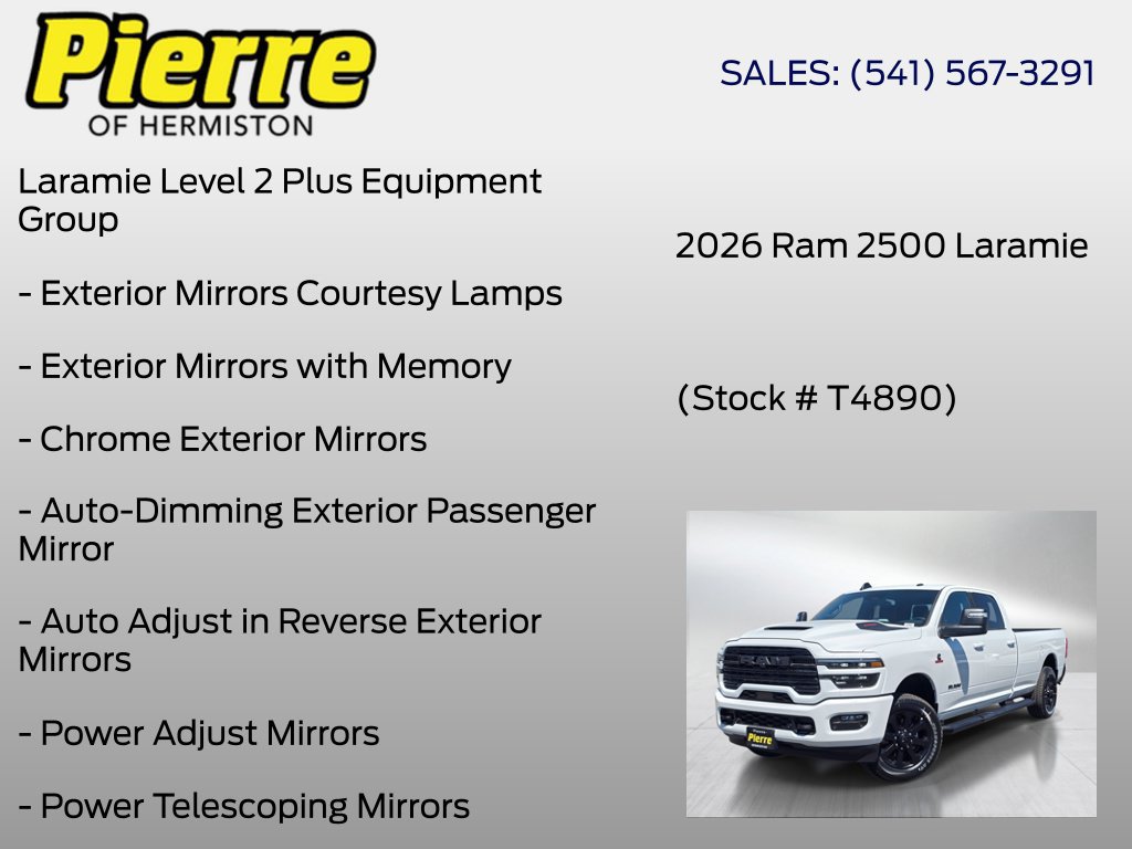 New 2026 RAM 2500 Laramie AWD/4WD image 18