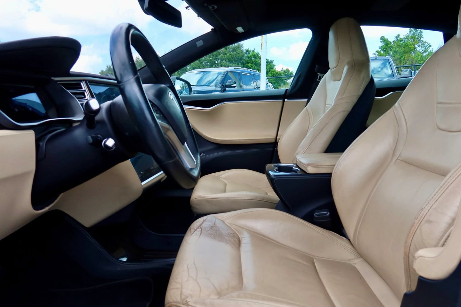 Used 2015 Tesla Model S 70D AWD/4WD image 12
