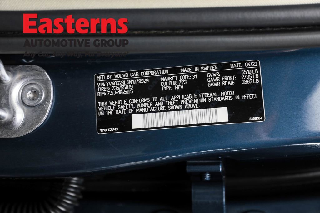 Used 2022 Volvo XC60 B6 Inscription w/ Advanced Package image 36