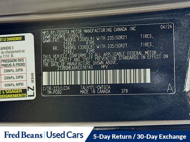 Used 2024 Lexus RX 500h F Sport w/ Convenience Package AWD/4WD image 36