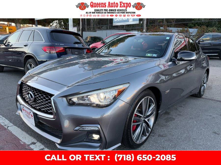 Used 2018 INFINITI Q50 Red Sport 400 w/ Sensory Package (Sport) image 2
