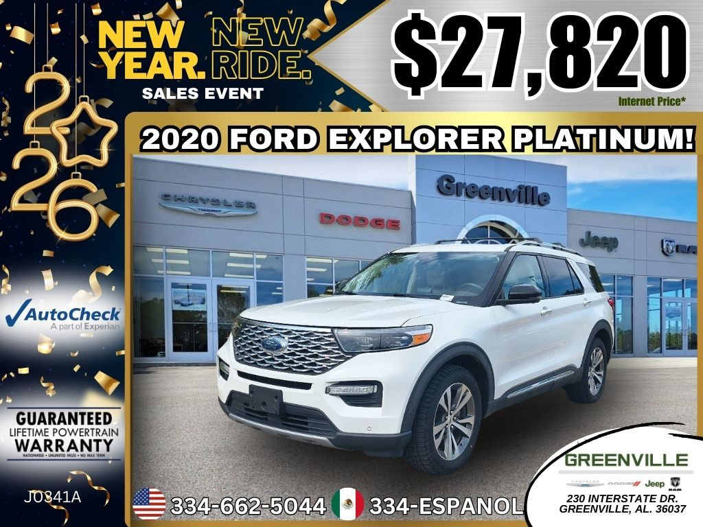 Used 2020 Ford Explorer Platinum w/ Premium Technology Package