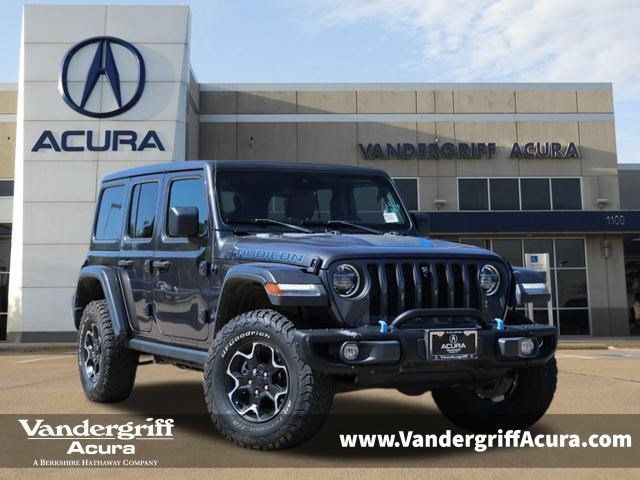 Used 2021 Jeep Wrangler Unlimited Rubicon 4xe w/ Steel Bumper Group AWD/4WD image 1