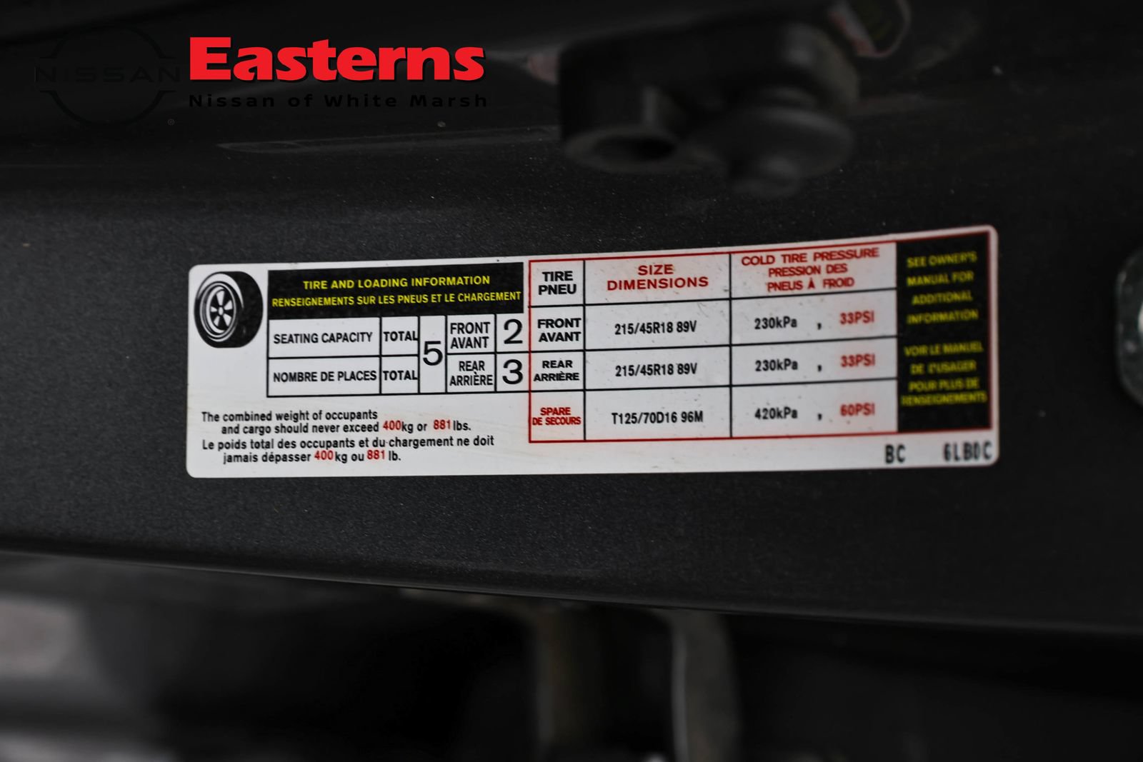Used 2023 Nissan Sentra SR w/ Midnight Edition Package FWD image 33