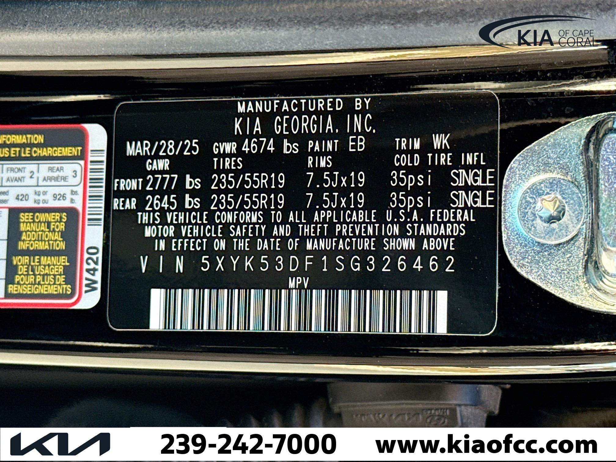 Certified 2025 Kia Sportage SX image 44