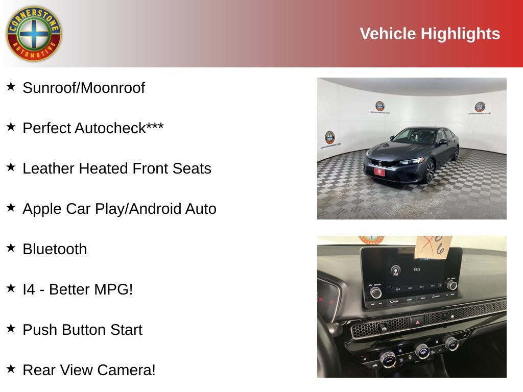 Used 2024 Honda Civic EX-L image 2