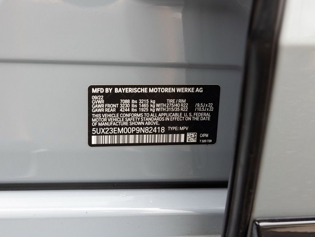 Used 2023 BMW X7 xDrive40i w/ M Sport Package AWD/4WD image 83