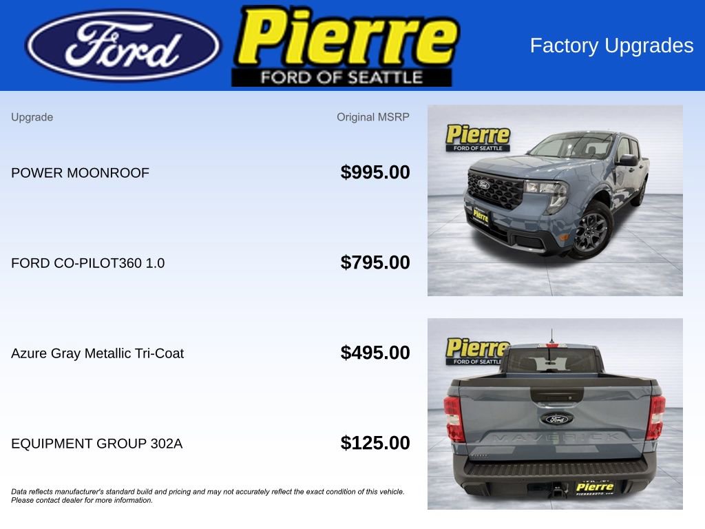 New 2025 Ford Maverick XLT w/ Equipment Group 302A image 13