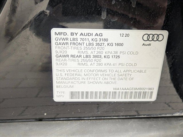 Used 2021 Audi e-tron Premium w/ Convenience Plus Package AWD/4WD image 23