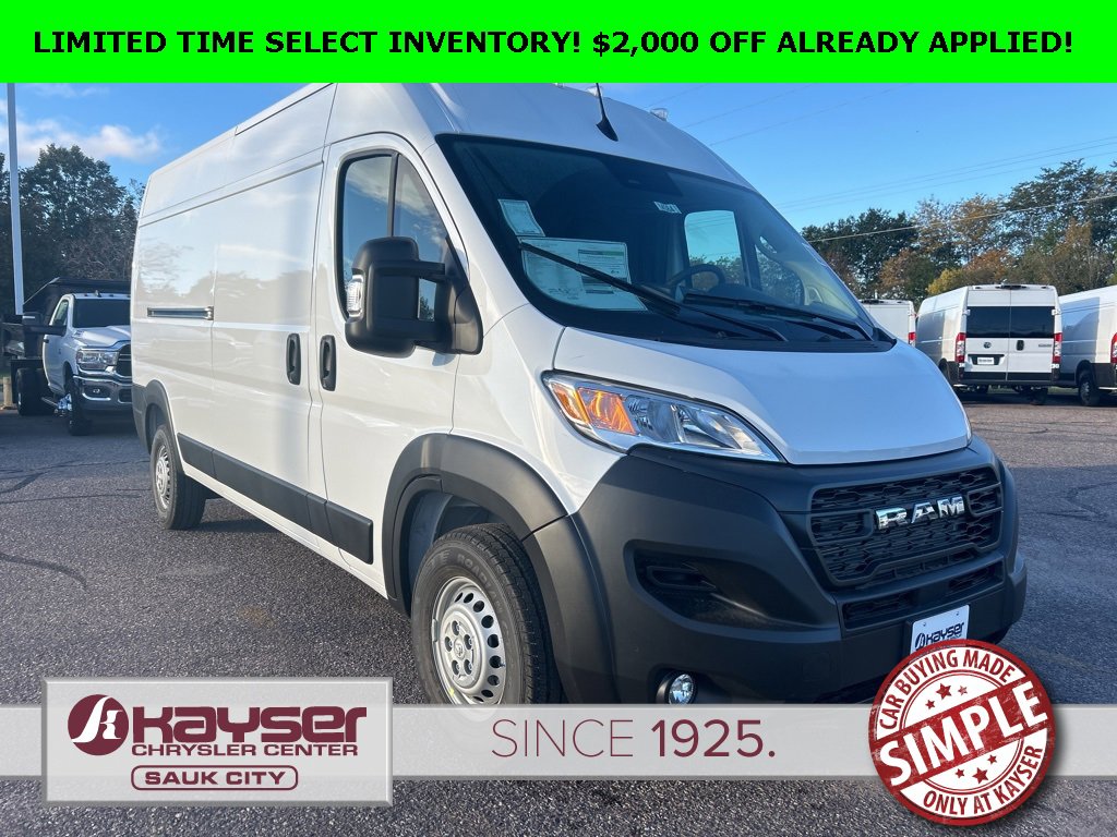 New 2025 RAM ProMaster 2500 w/ Convenience Group