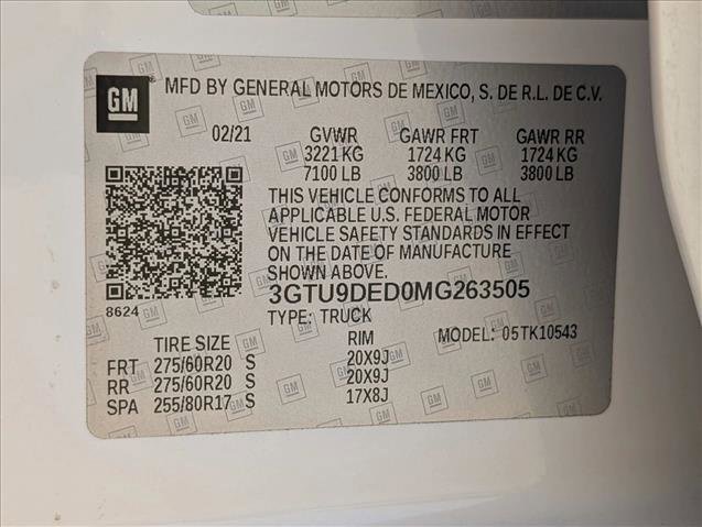 Used 2021 GMC Sierra 1500 SLT w/ SLT Premium Plus Package AWD/4WD image 25