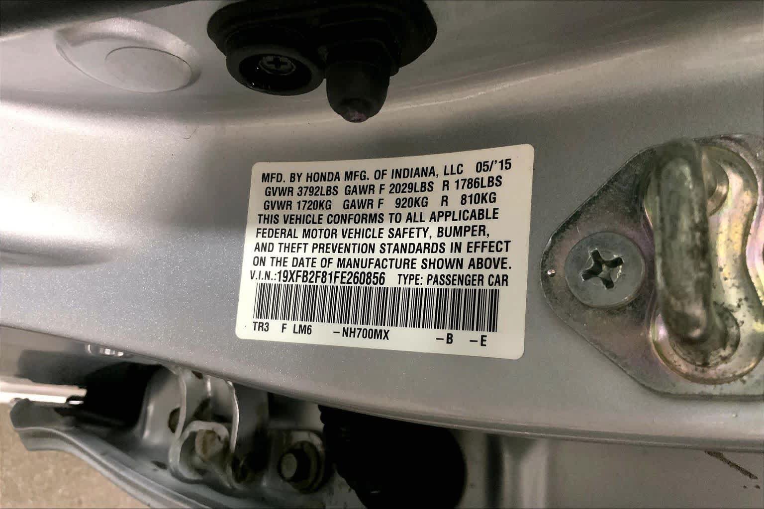 Used 2015 Honda Civic EX image 37