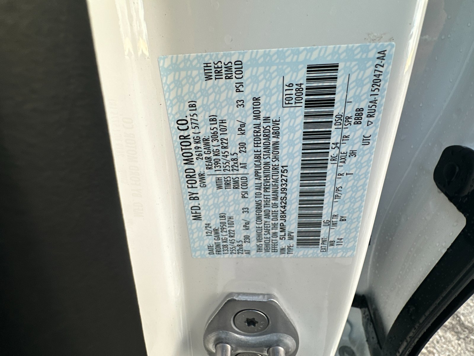 Certified 2025 Lincoln Nautilus Reserve w/ Jet Appearance Package image 30