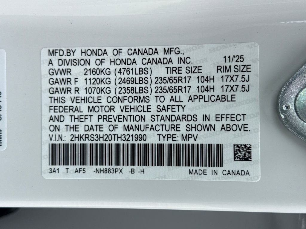 New 2026 Honda CR-V LX image 28