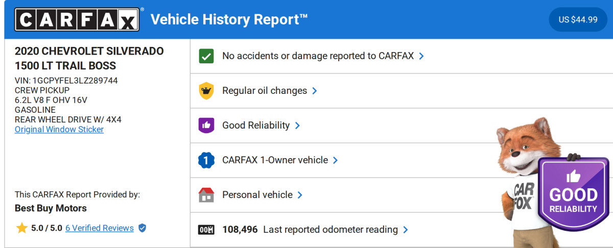 Used 2020 Chevrolet Silverado 1500 LT Trail Boss w/ Midnight Edition image 5