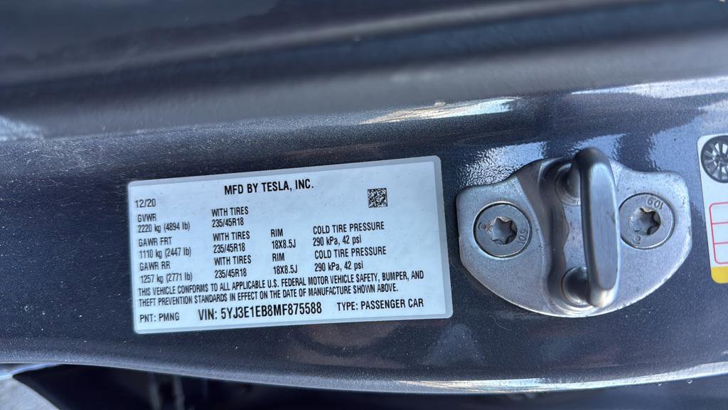 Used 2021 Tesla Model 3 Long Range image 22