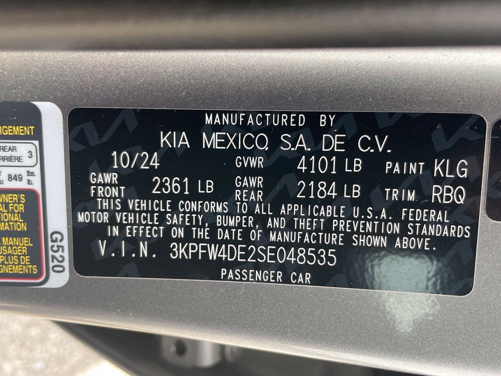 Certified 2025 Kia K4 GT-Line Turbo w/ GT-Line Sunroof Package FWD image 32