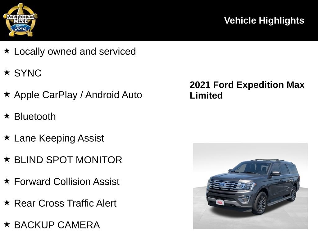 Used 2021 Ford Expedition Max Limited AWD/4WD image 2