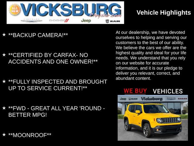 Used 2018 Jeep Renegade Latitude w/ Advanced Technology Group image 7