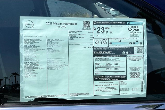 New 2026 Nissan Pathfinder SL FWD image 18