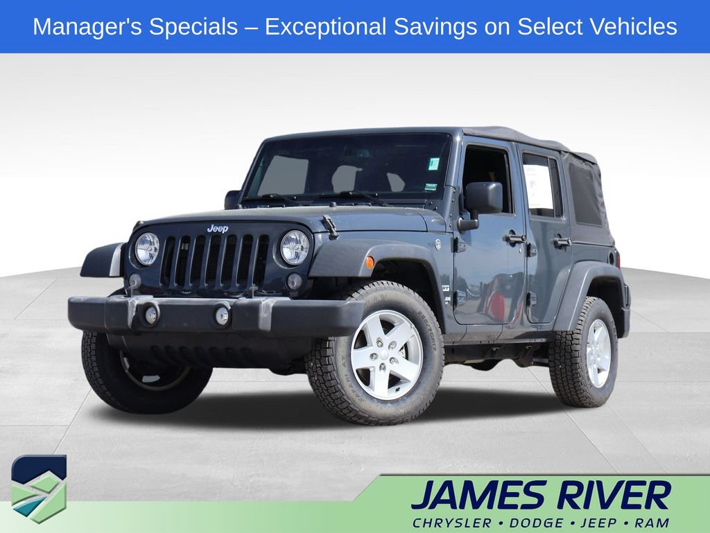 Used 2017 Jeep Wrangler Unlimited Sport w/ Quick Order Package 24S