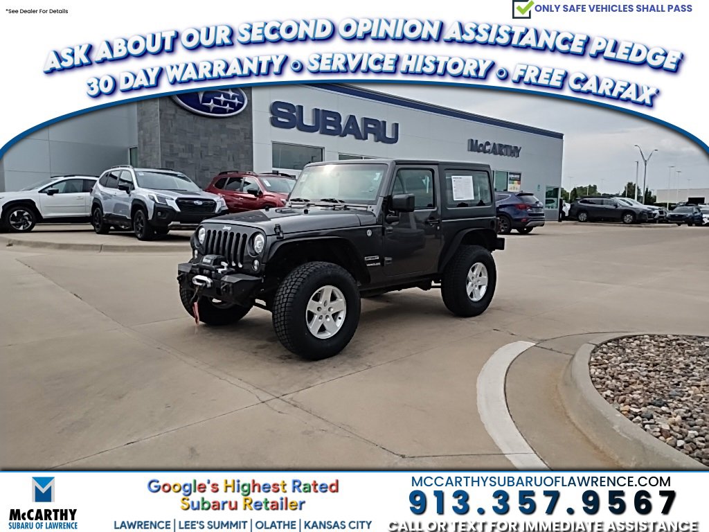 Used 2017 Jeep Wrangler Sport w/ Quick Order Package 23S