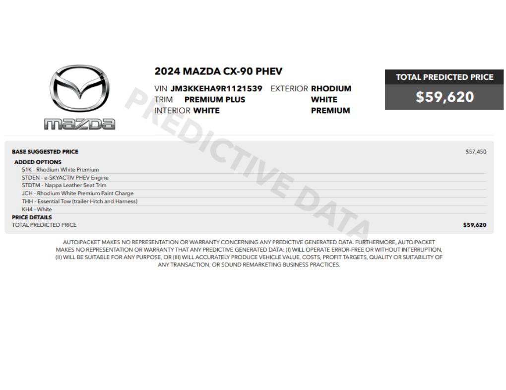 Used 2024 MAZDA CX-90 Plug-In Hybrid w/ Premium Plus image 2