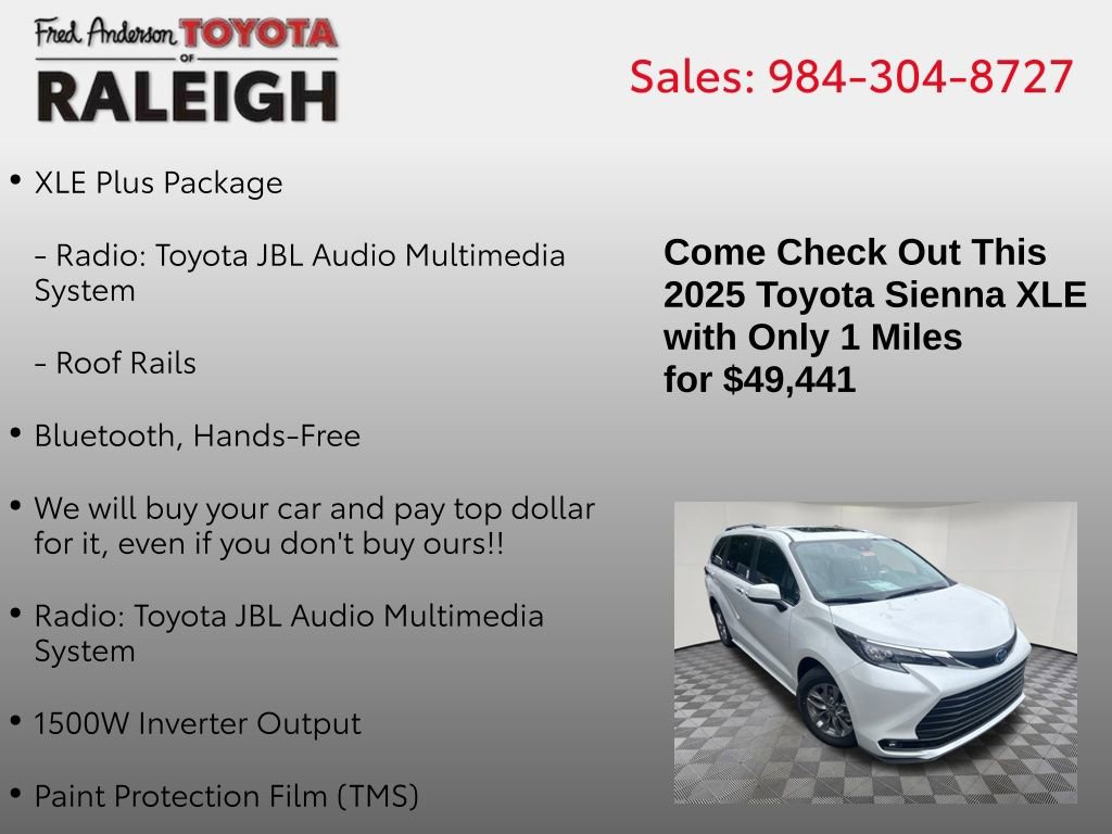 New 2025 Toyota Sienna XLE image 4