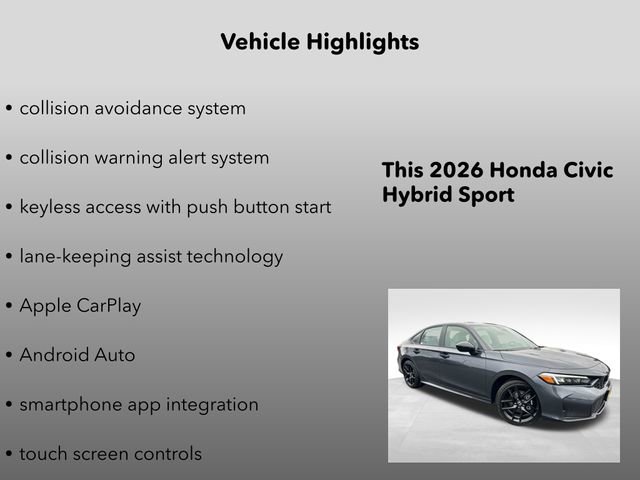 New 2026 Honda Civic Sport image 10